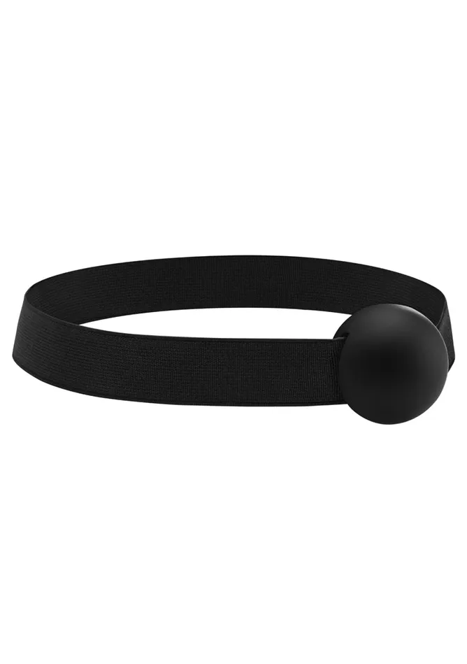 Anal Shots Ouch Elastic Ball Gag Black