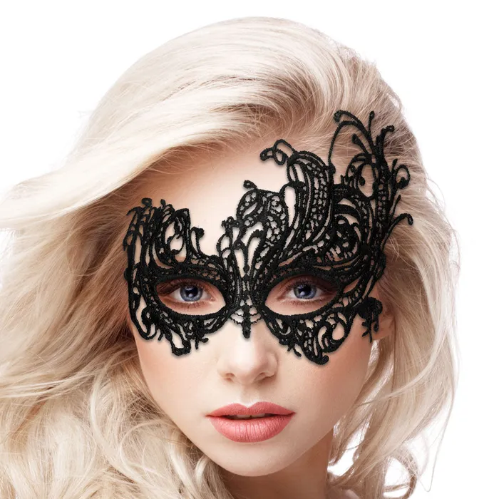 Anal Shots Toys Ouch Royal Black Lace Mask Anal Shots Toys Ouch Royal Black Lace Mask