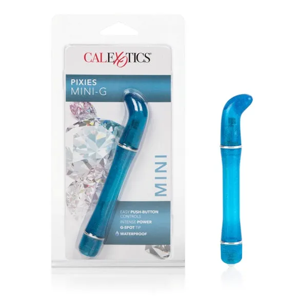 California Exotic Novelties Pixies Mini G Blue WP Vibrators