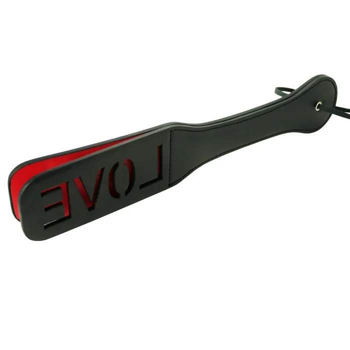 Dark Amour Vibrators LOVE Impressions Leather Spanking Paddle