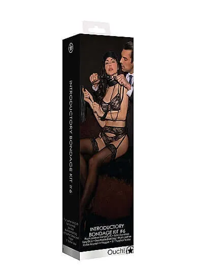 Couples SHOTS AMERICA Ouch Introductory Bondage Kit number 6 Black from Shots Toys
