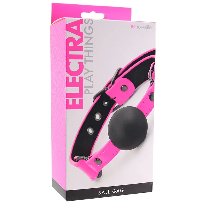 Electra Play Things Ball Gag in Neon Pink ns novelties Vibrators Electra Play Things Ball Gag in Neon Pink ns novelties Vibrators
