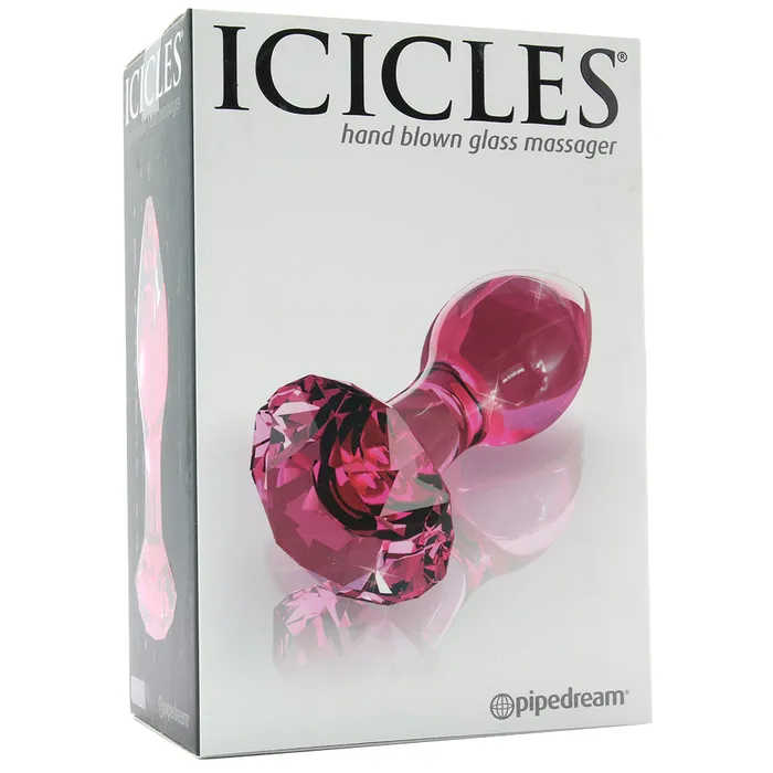 Pipedream Anal Icicles No 79 Glass Plug in Pink Pipedream Anal Icicles No 79 Glass Plug in Pink