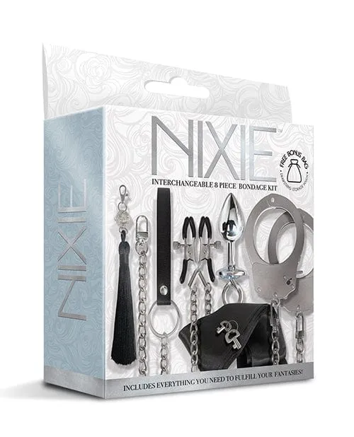 Couples Nixie Interchangeable 8 Pc Bondage Kit Nixie Couples Nixie Interchangeable 8 Pc Bondage Kit Nixie