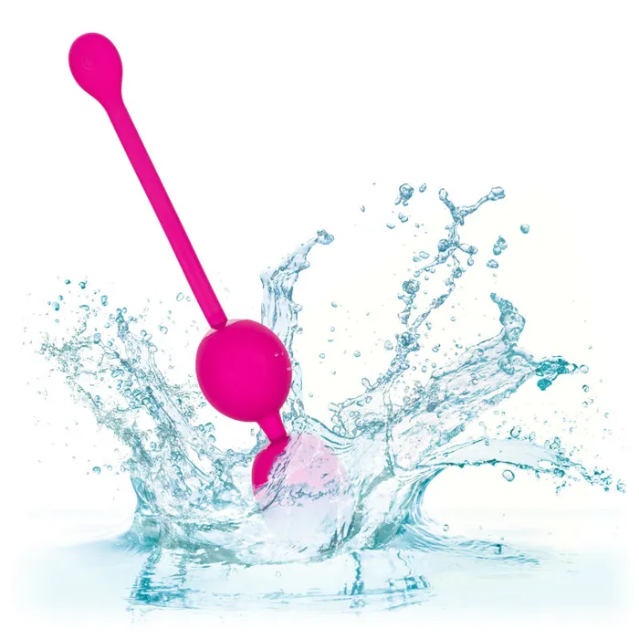 Female Sex Toys CalExotics Rechargeable Dual Kegel Pink Female Sex Toys CalExotics Rechargeable Dual Kegel Pink