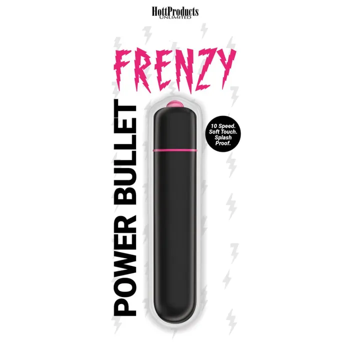 Hott Products Anal Frenzy Power Bullet Black