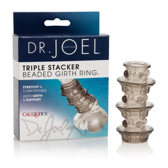 Male Sex Toys Dr Joel Kaplan Beaded Girth Ring Triple Stacker CalExotics Male Sex Toys Dr Joel Kaplan Beaded Girth Ring Triple Stacker CalExotics