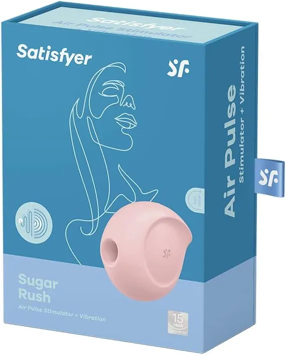 Satisfyer Vibrators Satisfyer Sugar Rush Air Pulse Stimulator Vibration Clitoral Adult Sex Toy