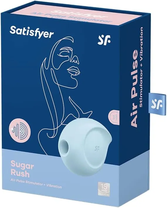 Satisfyer Vibrators Satisfyer Sugar Rush Air Pulse Stimulator Vibration Clitoral Adult Sex Toy