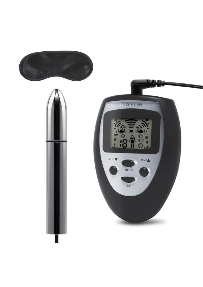 Female Sex Toys Lux Fetish Lux Fetish Electro Sex Shock Wand with Remote Control