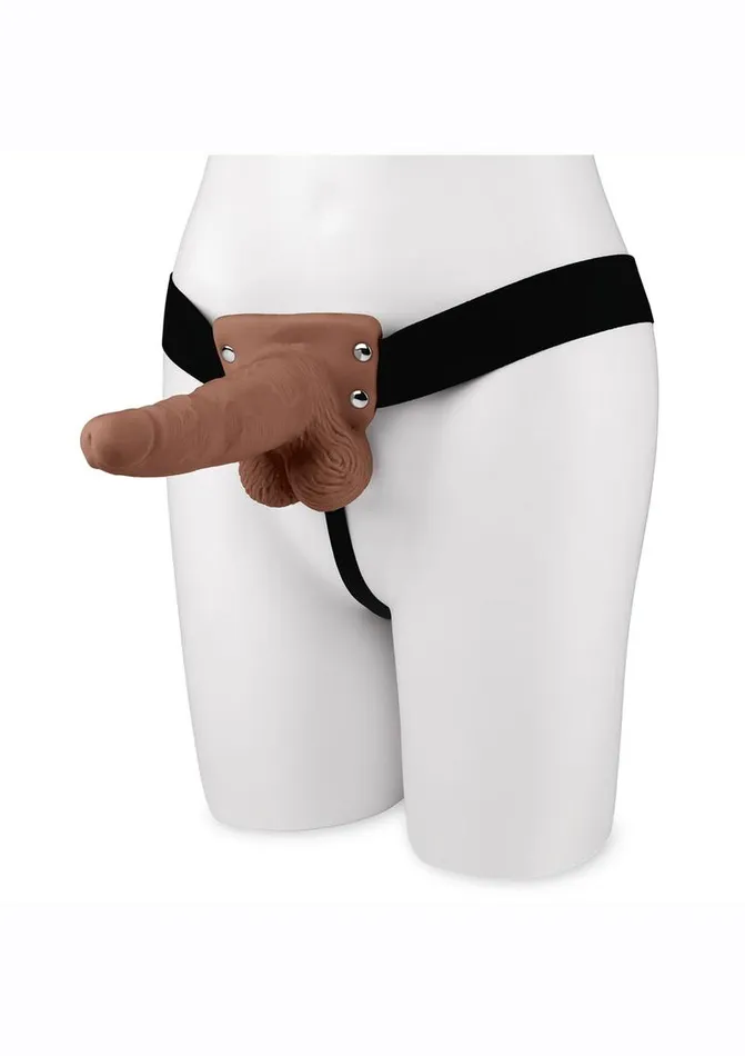 Lux Fetish Female Sex Toys Lux Fetish Rechargeable StrapOn with Balls
