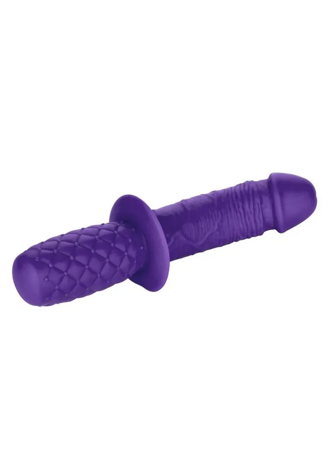 Playful Dongs Anal Silicone Grip Thruster Purple Probe Playful Dongs Anal Silicone Grip Thruster Purple Probe