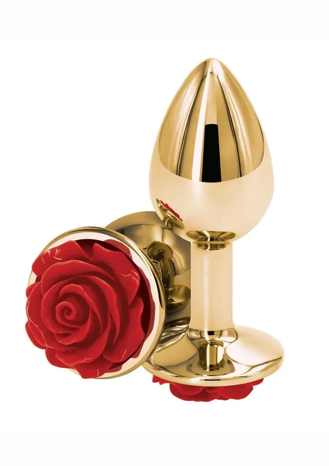 Rear Assets Anal Rear Assets Rose Aluminum Anal Plug