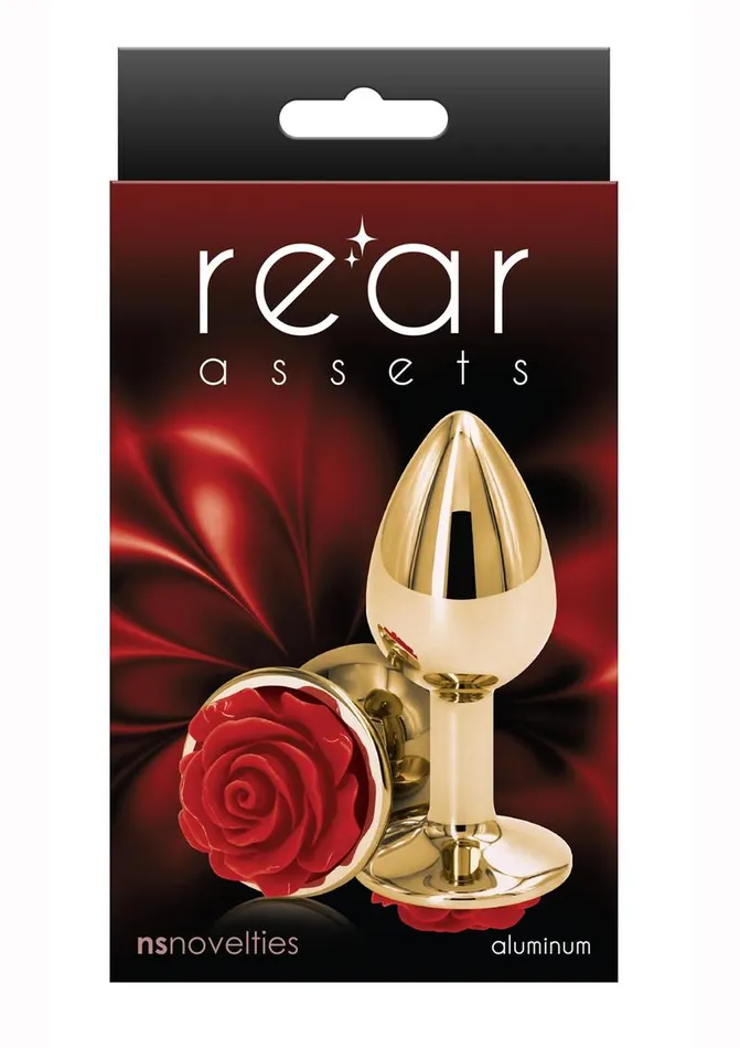 Rear Assets Anal Rear Assets Rose Aluminum Anal Plug