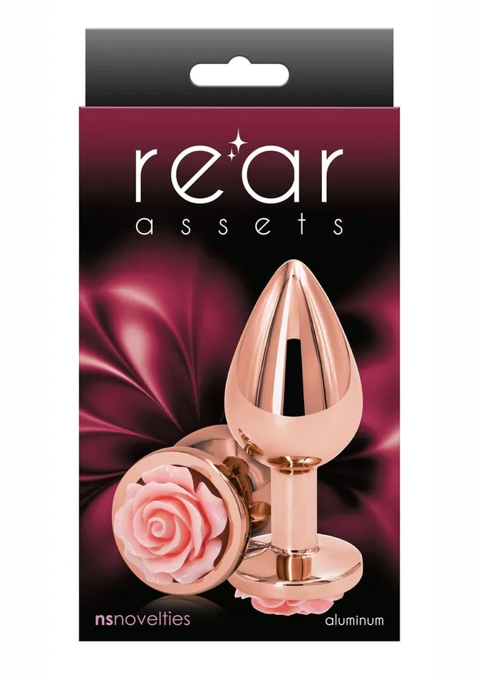 Rear Assets Anal Rear Assets Rose Aluminum Anal Plug