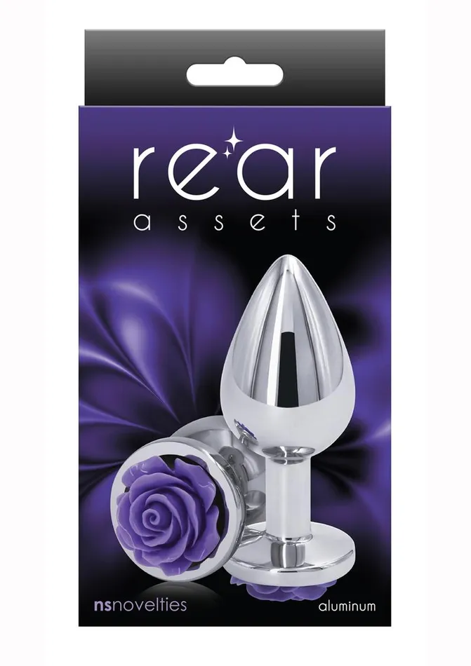 Rear Assets Anal Rear Assets Rose Aluminum Anal Plug