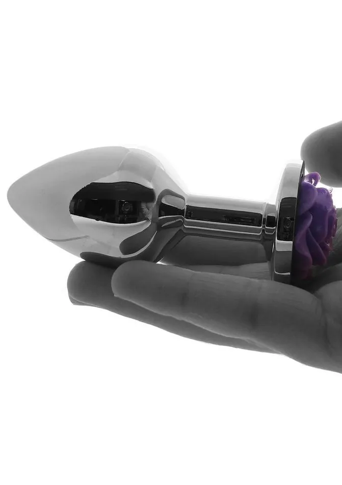 Rear Assets Anal Rear Assets Rose Aluminum Anal Plug