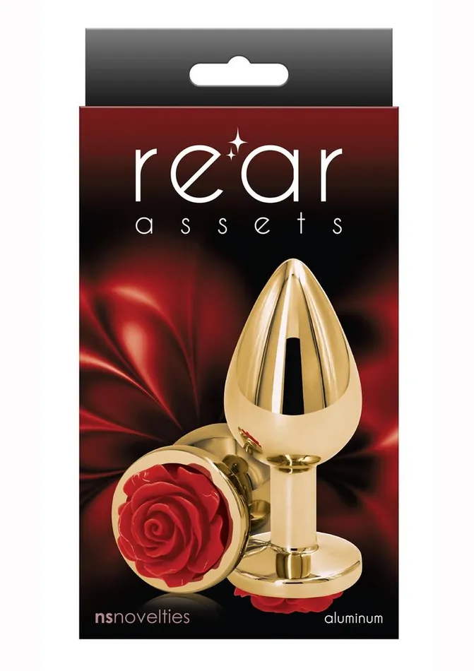 Rear Assets Anal Rear Assets Rose Aluminum Anal Plug