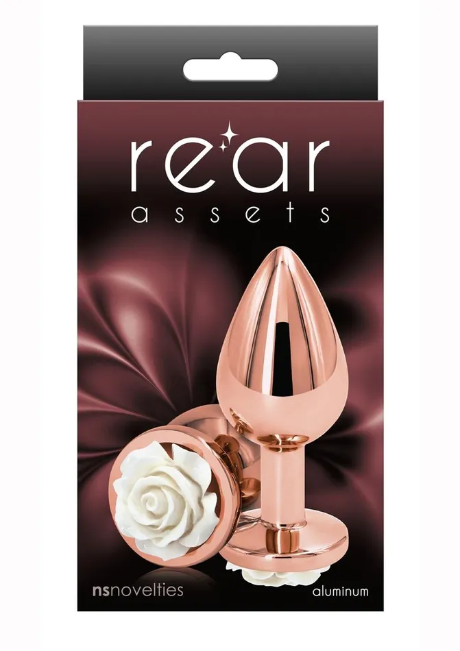 Rear Assets Anal Rear Assets Rose Aluminum Anal Plug