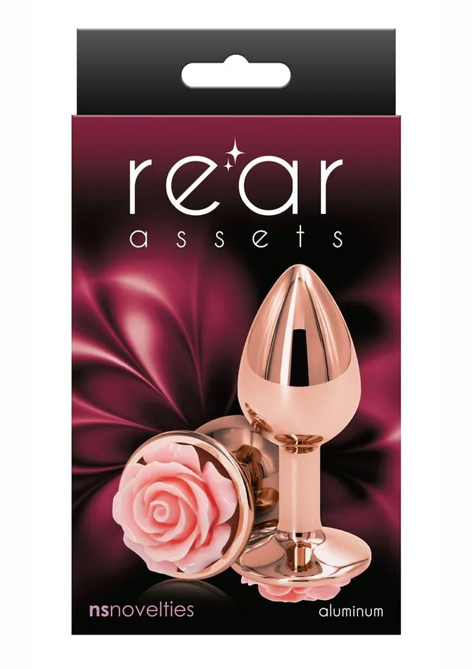 Rear Assets Anal Rear Assets Rose Aluminum Anal Plug