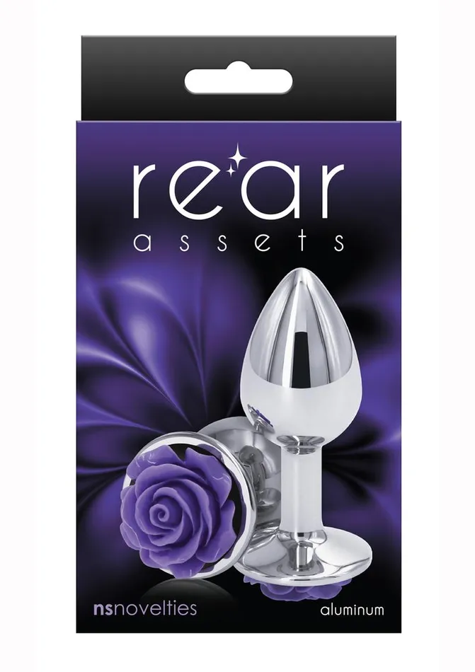 Rear Assets Anal Rear Assets Rose Aluminum Anal Plug
